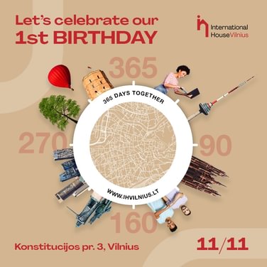 Let's celebrate our 1st BIRTHDAY! 