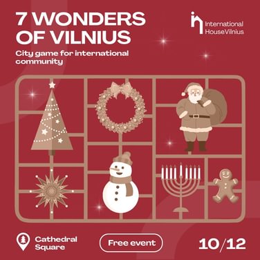 7 wonders of Vilnius: city game for the international community