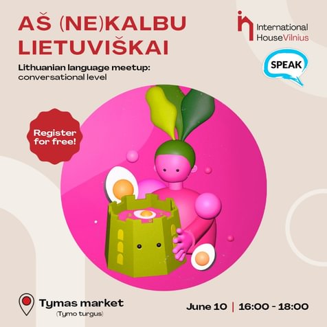 Aš (ne)kalbu lietuviškai: Lithuanian language meetup in June!