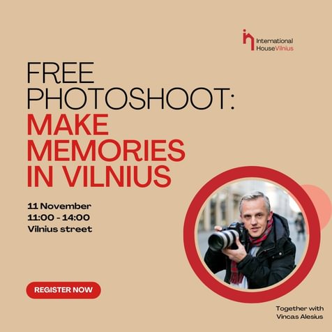 Бесплатная фотосессия: создать воспоминания в Вильнюсе